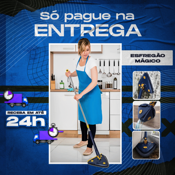 Esfregão mágico 360°